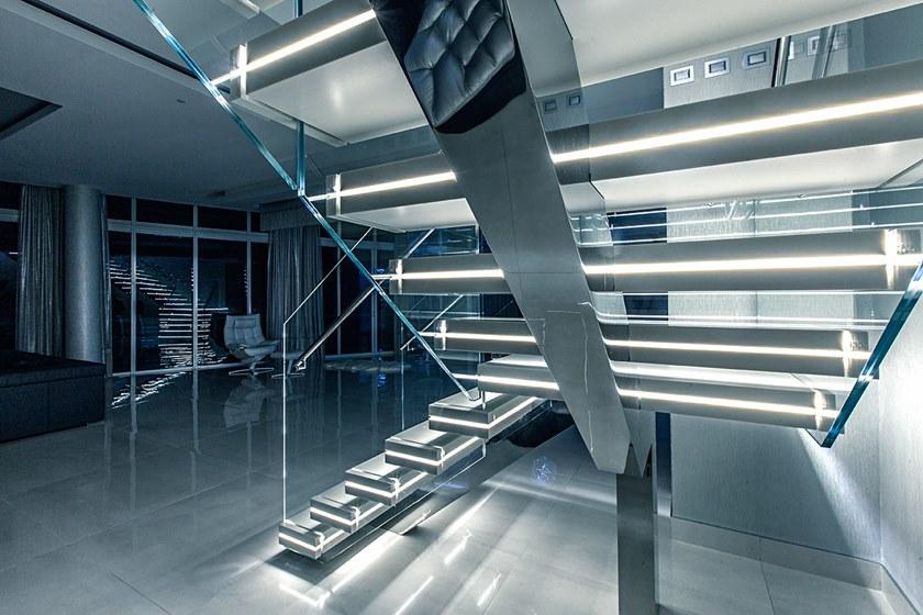 Officine Sandrini Открытая лестница из Corian® sun-id-1395612 - Вид №7