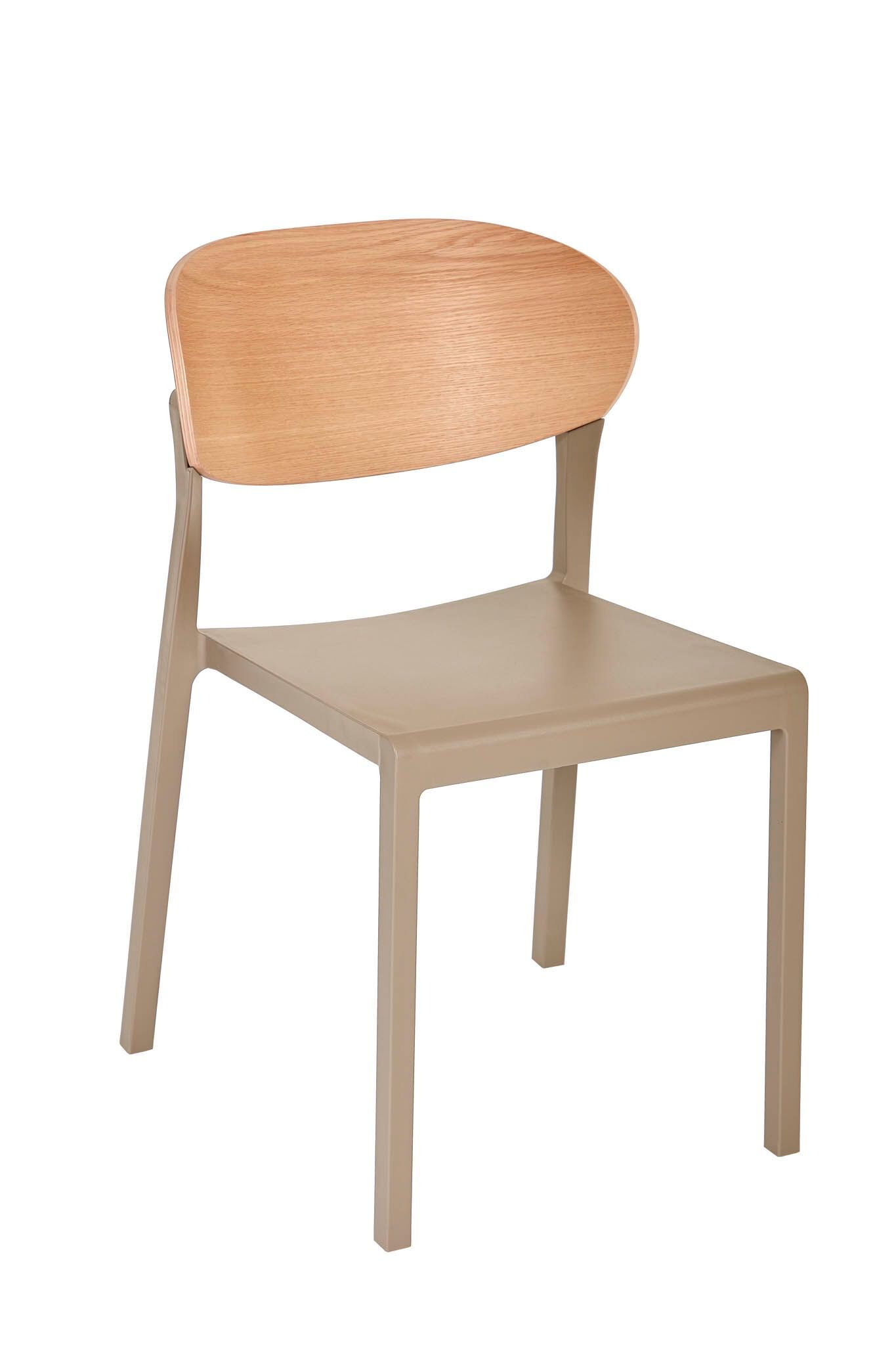 Садовый стул из полипропилена с деревянной спинкой Ezpeleta BAKE WOOD ARCH-00073360 - Вид №17