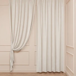 Ткань 1 п/м бархат Bellissimo 300 см 280 г/м² цвет мокрый песок 89462600 STLM-2043426