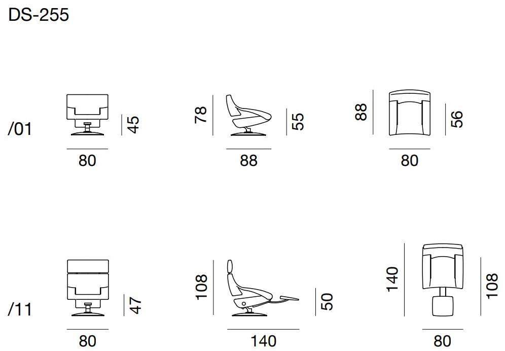 de Sede Кресло с подголовником sun-id-1484236 - Вид №3
