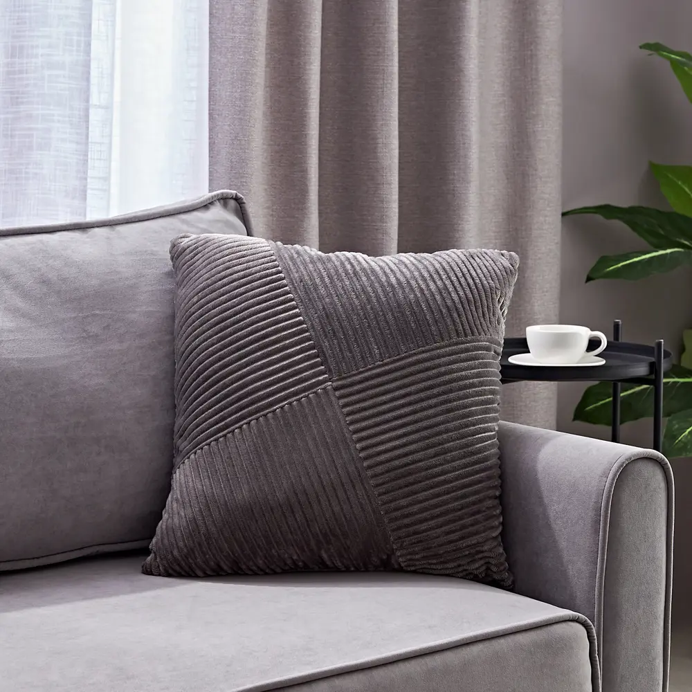 Santreyd Praga Granit 3 — декоративная подушка 45×45 см в сером цвете 88035580 STLM-1518485 - Вид №4