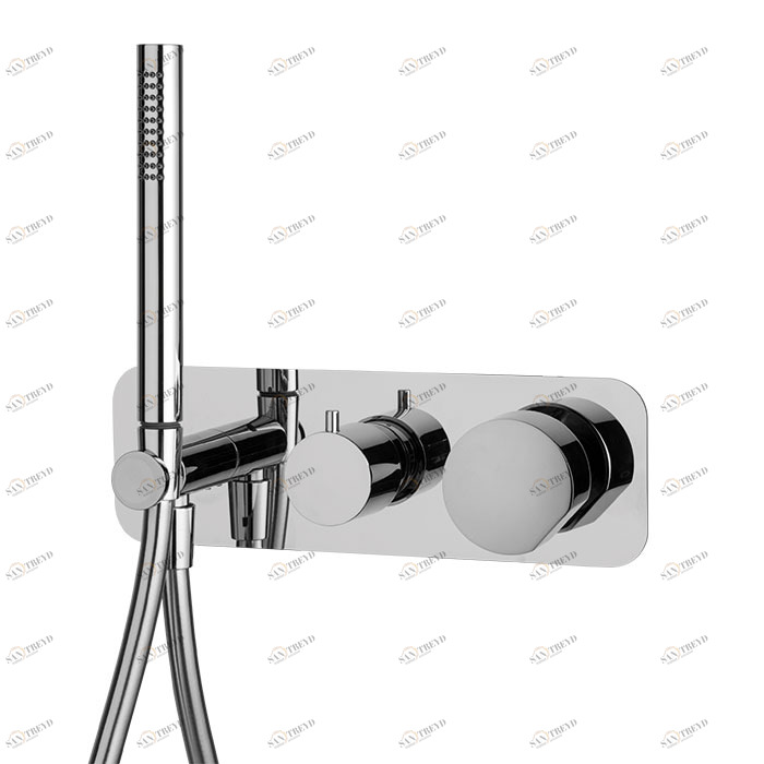 F3169X2 Встроенный смеситель для душа 2 источника с душевым комплектом FIMA CARLO FRATTINI So 