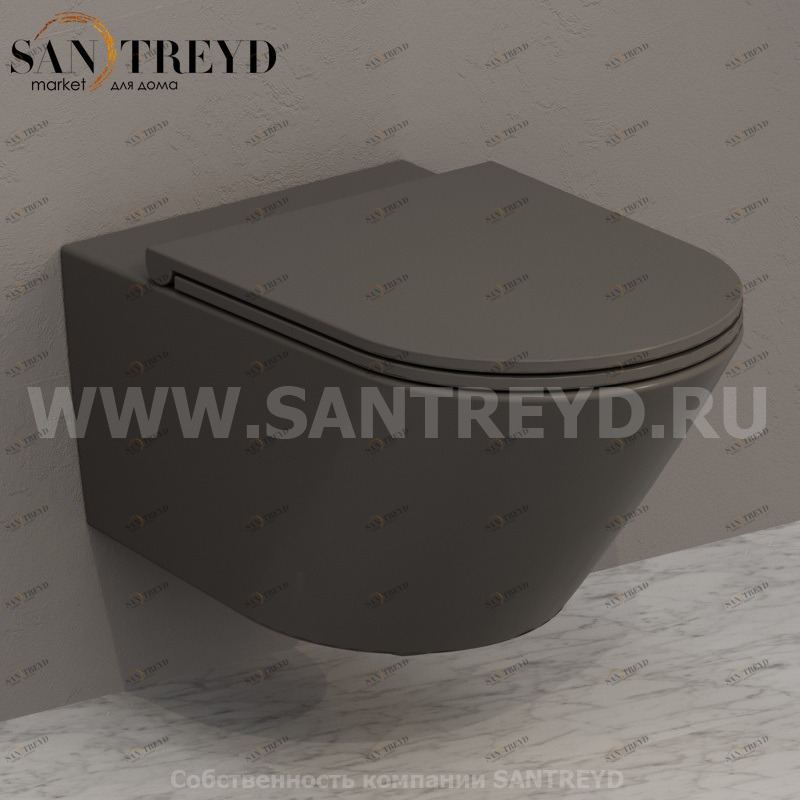 FOS05AT Подвесной унитаз настенный Белый Ceramica Globo FORTY3 Италия