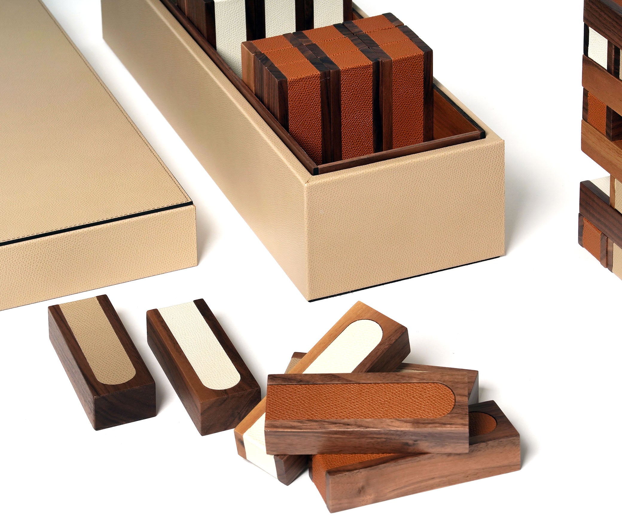 Пизанская башня - 49X15X H14,5 см / зернистая кожа_artic Pinetti 00.1219.029.085 - Вид №2