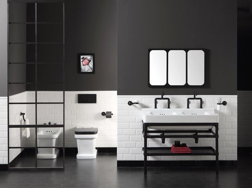 Bp420 Приставной унитаз напольный Белый BLEU PROVENCE Industrialis Италия - Вид №5