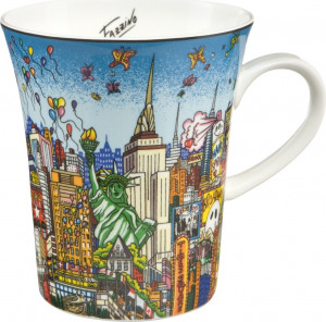 10638386 Goebel Кружка "Бабочки над NY" FAZZINO Фарфор