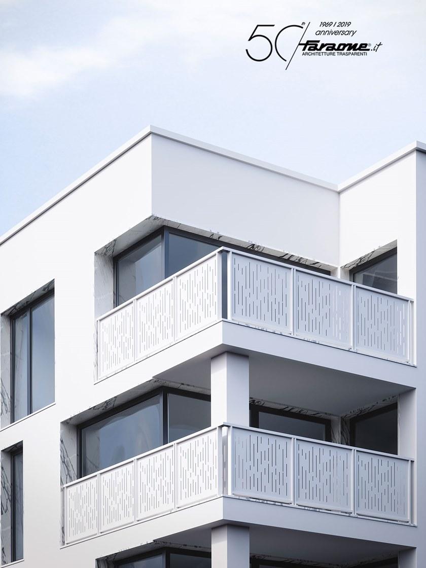 FARAONE Алюминиевый парапет с панелями из микроперфорированного листового металла Olimpia sun-id-1486110 - Вид №1