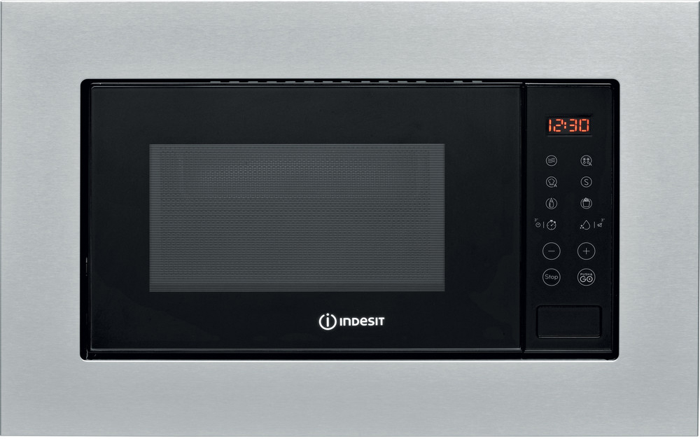 MWI 120 SX Встраиваемая микроволновая печь hotpoint-ariston/ 20 литров, 800вт, 1 программа приготовления, 6 уровней мощности, электронный дисплей, таймер Indesit Santreyd 