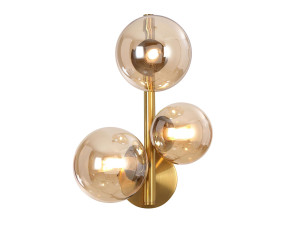 Стеклянный настенный светильник