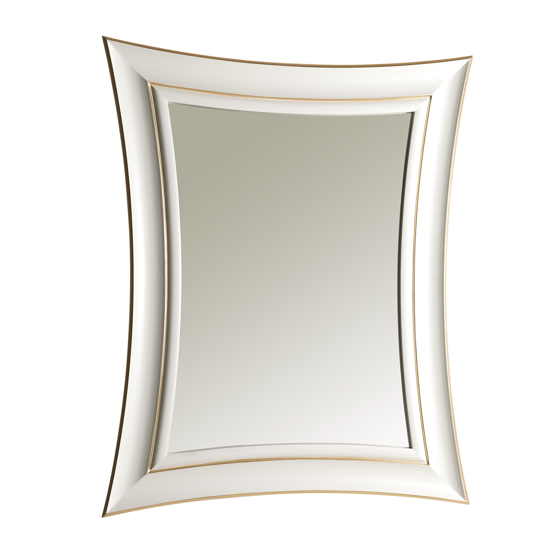 VV22G 3SC Зеркало Via Veneto Grande белое и серебристое Classico Treesseci 3SC