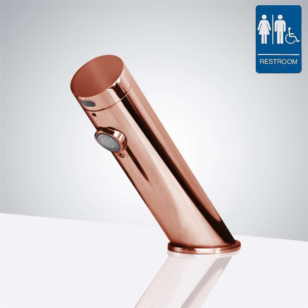 Однорычажный инфракрасный смеситель для раковины из нержавеющей стали Fontana Showers DIJON ARCH-00003734 - Вид №1