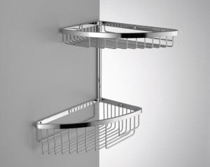 B9609 Полочка-решётка двухъярусная развёрнутая COLOMBO Angolari