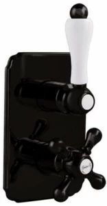 Rubinetteria Giulini Термостатический смеситель для душа на 3 отверстия с тарелкой Classic revolution - praga F8283-prce