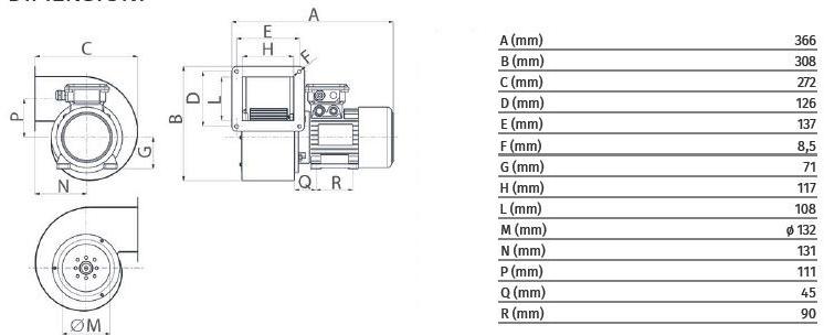 Vortice Центробежный аспиратор Vorticent c e 30326 - Вид №4