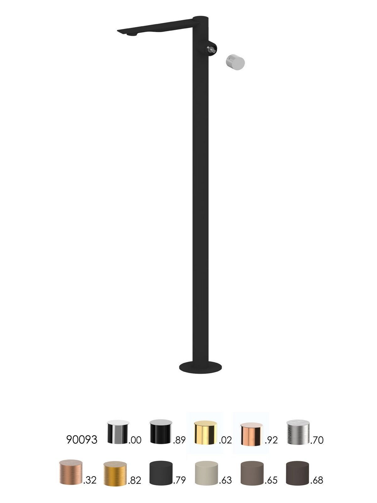 Однорычажный смеситель для раковины без стока Rubinetterie Frattini Narciso S ARCH-00128883 - Вид №3