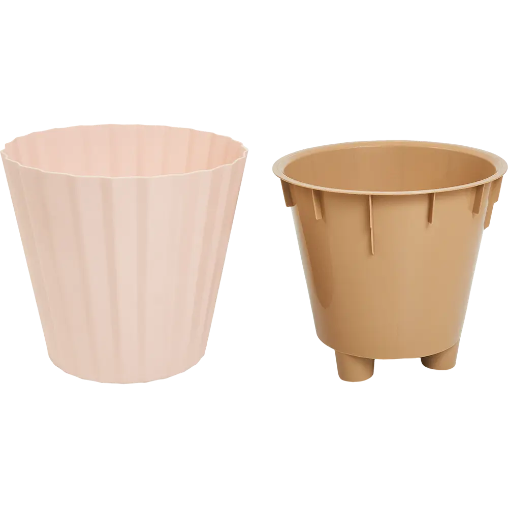 Горшок цветочный Ingreen Sand ø16 h14.6 см v2 пластик английская роза STLM-2099583 - Вид №1