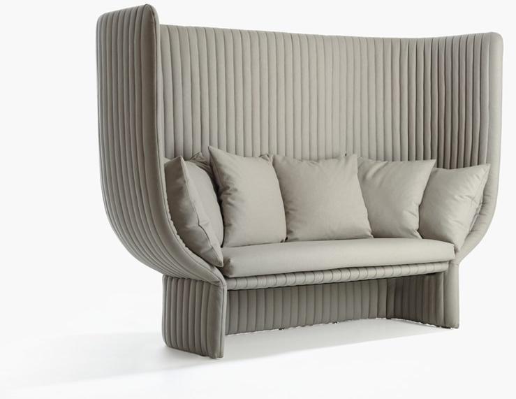 IOC project partners 2-х местный диван с высокой спинкой Ghisolfa sun-id-1423730 - Вид №1