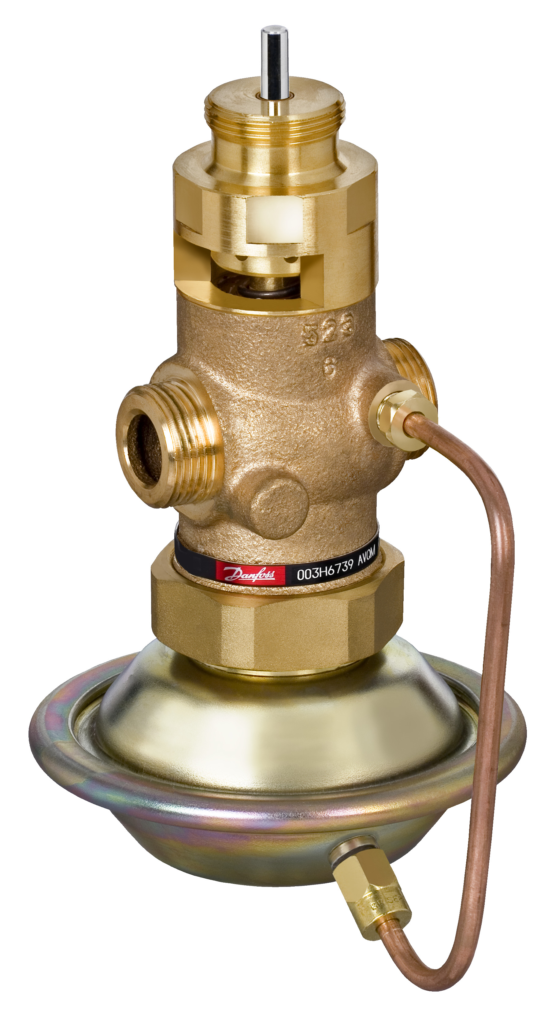 Danfoss Клапан регулирующий комбинированный AVQM с наружной резьбой или фланцевый Комб. р-рAVQM PN25 20/6,3//0,2/резьб. 003H6751  - Вид №18