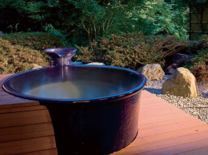 Керамическая круглая ванна для ванной комнаты