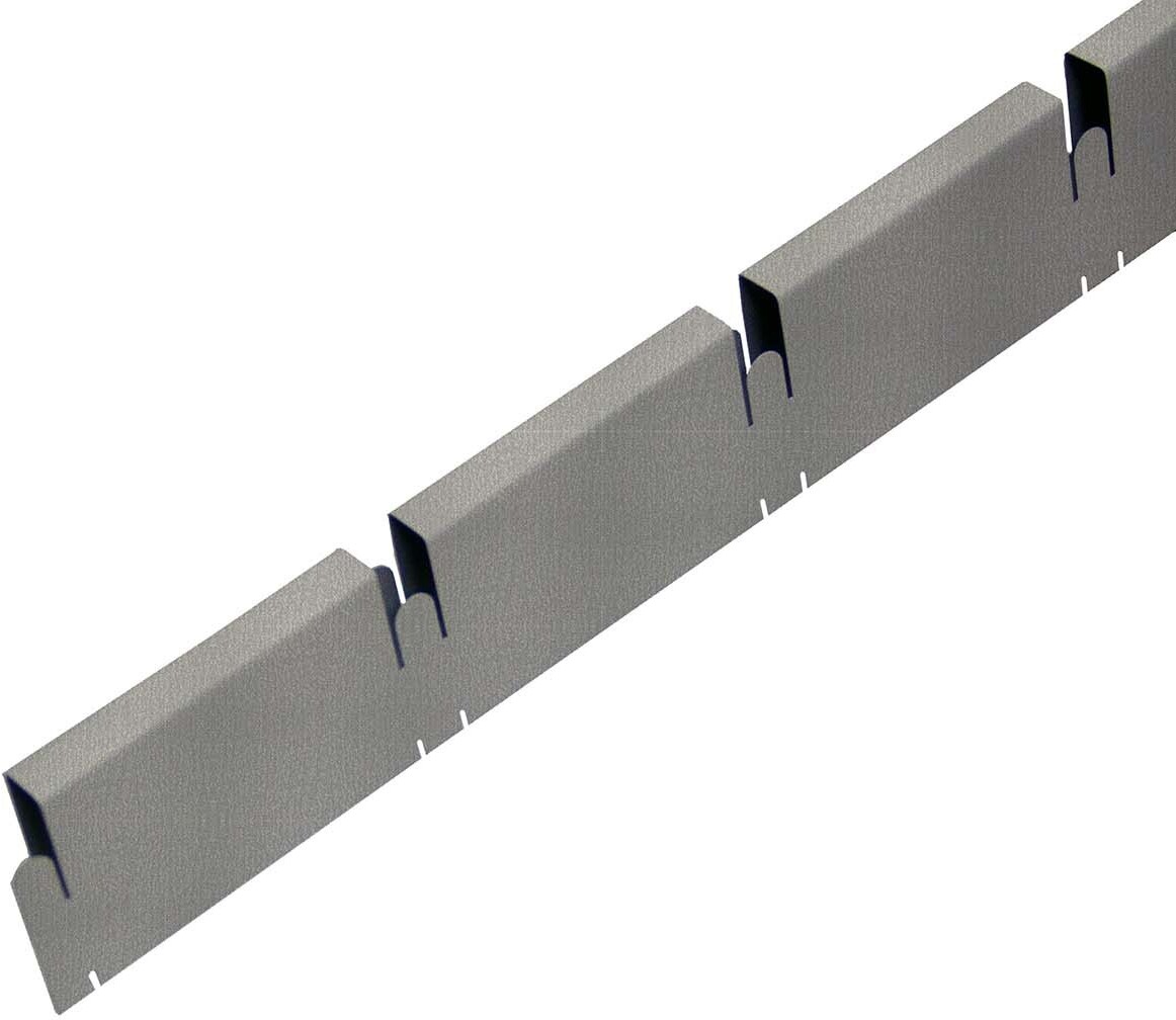82151747 Профиль грильято папа 75x75x40 мм серый 0.6 м STLM-0020478 АЛБЕС