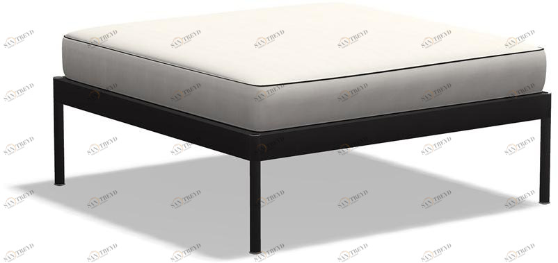 RODA Квадратный садовый пуф из батилина® Basket sun-id-1496914