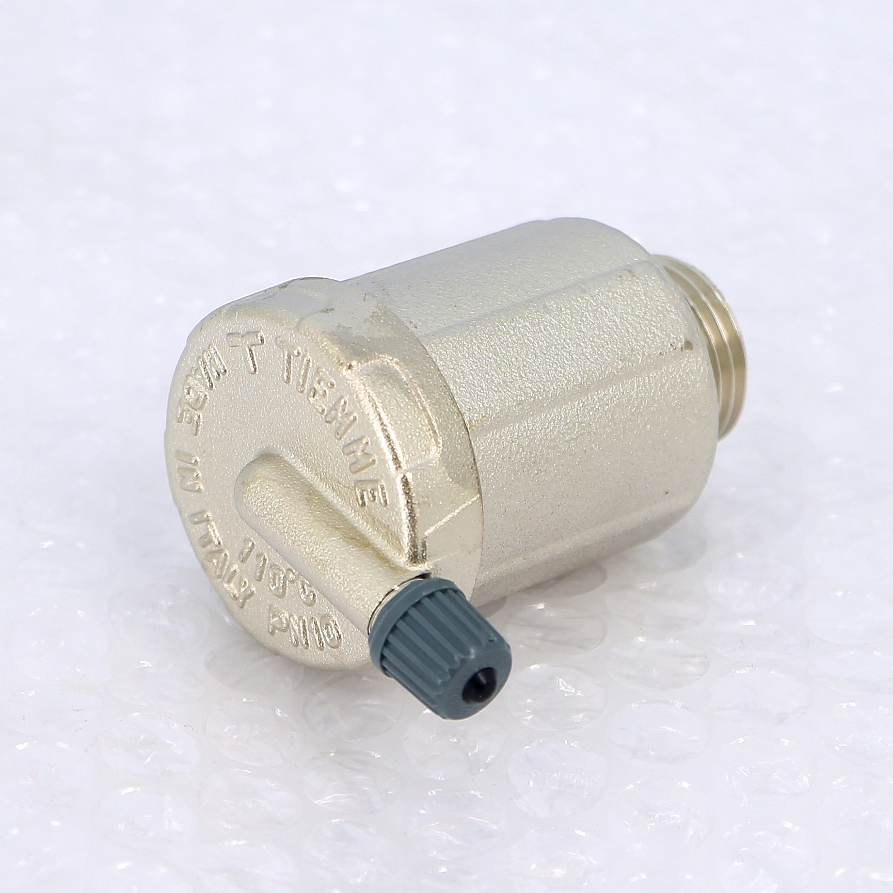 Воздухоотводчик автоматический с боковым выпуском никелированный TIEMME 1/2" 1980004 - Вид №3