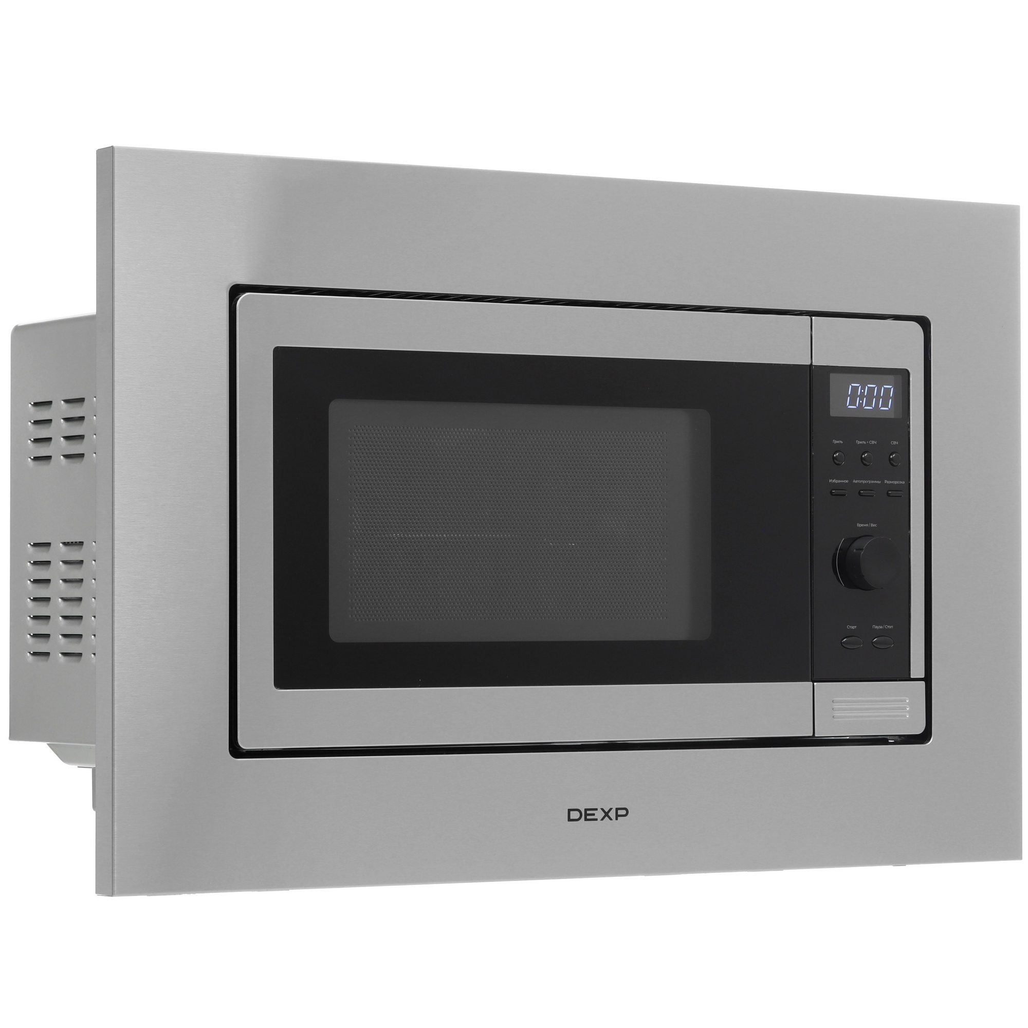 9141212 Встраиваемая микроволновая печь DEXP BM20-F02I серебристый STDN-0087708 - Вид №1