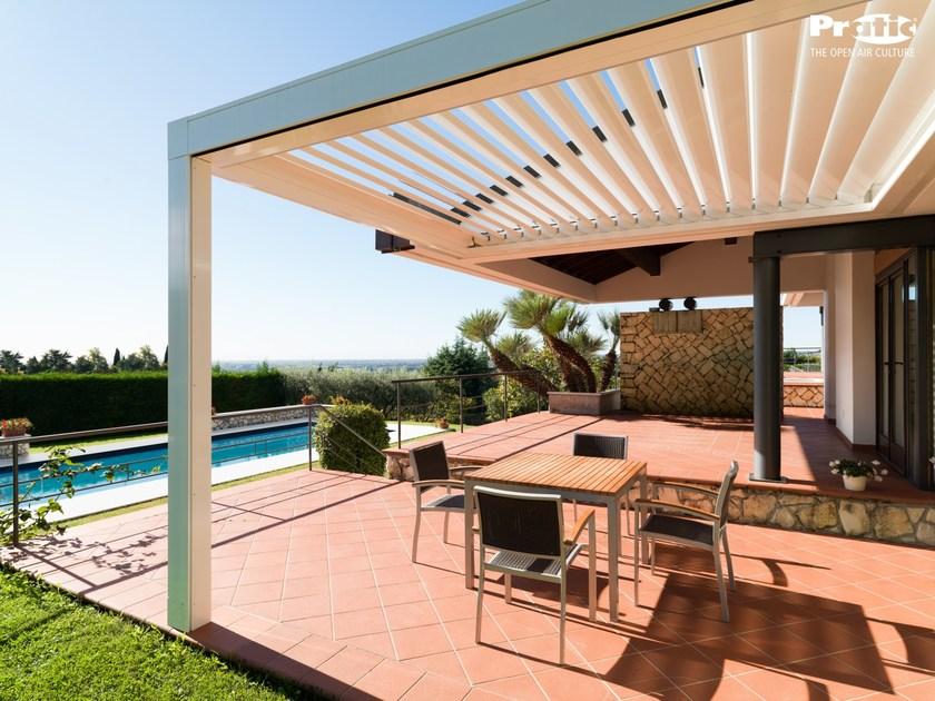 PRATIC F.lli ORIOLI Пристроенная пергола с регулируемыми жалюзи Opera sun-id-1507619 - Вид №2