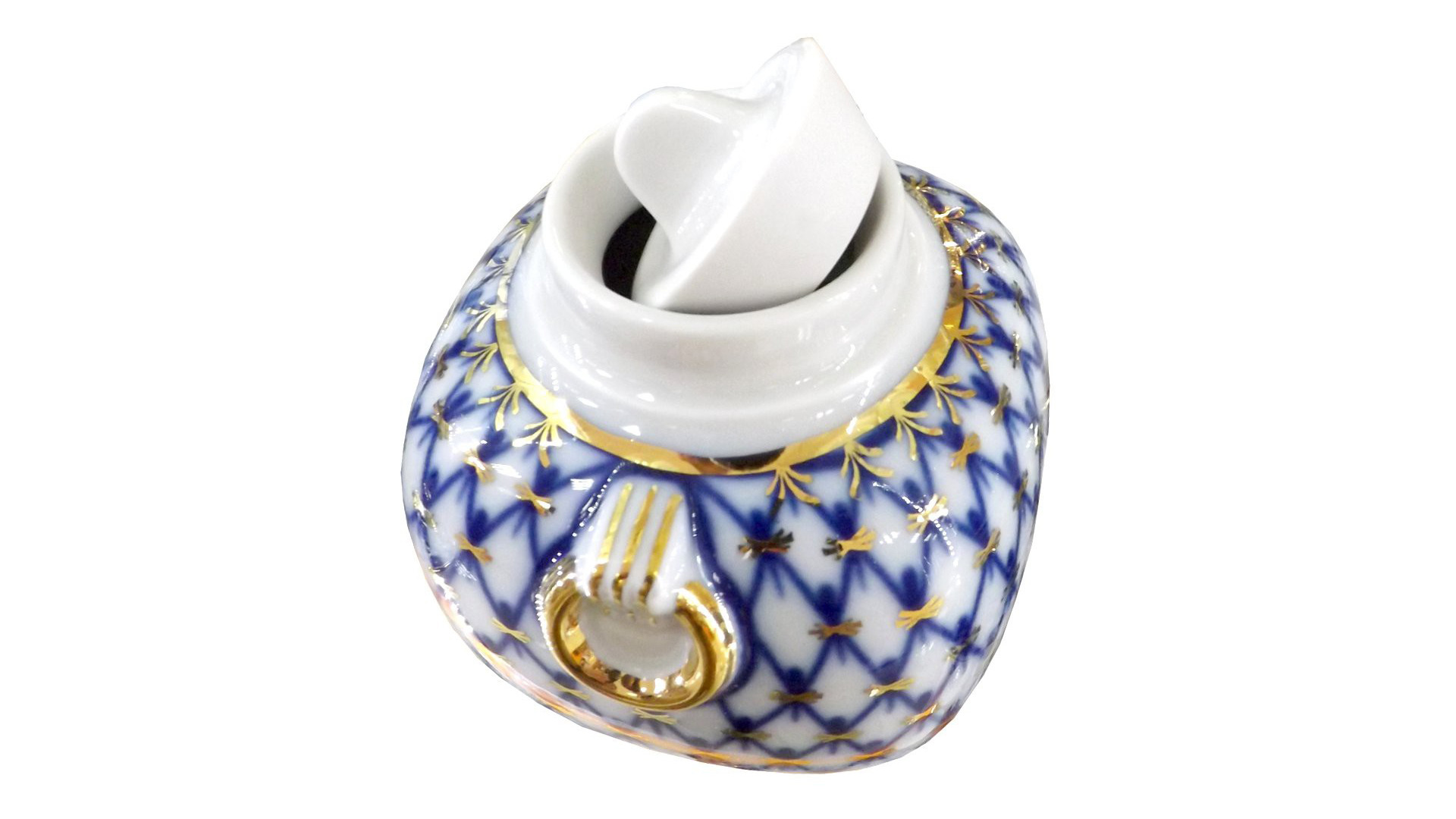 1051224 Чайница Фарфоровая Императорский фарфоровый завод Россия  - Вид №1