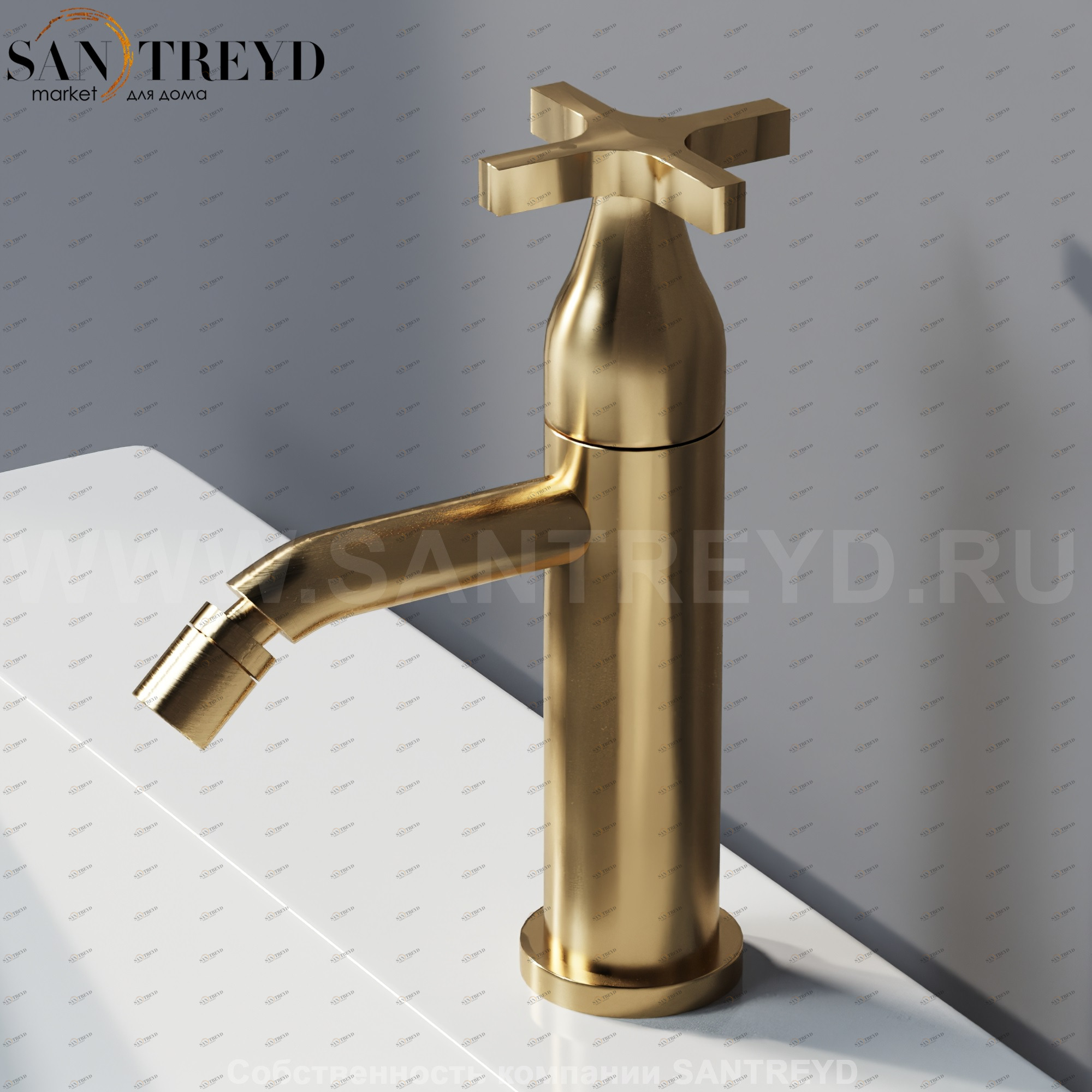 Agape MEMORY Смеситель для биде бронзовый матовый AMEM316NR