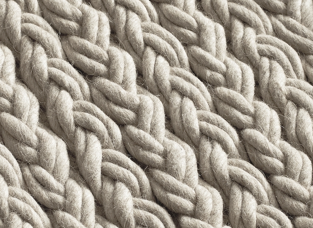 002652 Ковер круглый Beige GAN Trenzas - Вид №2