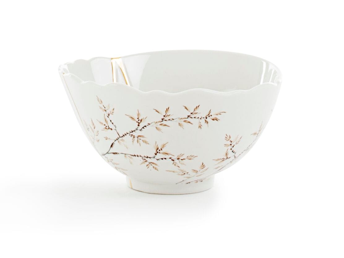 Фарфоровая и золотая чаша Seletti Kintsugi ARCH-00118335 - Вид №3