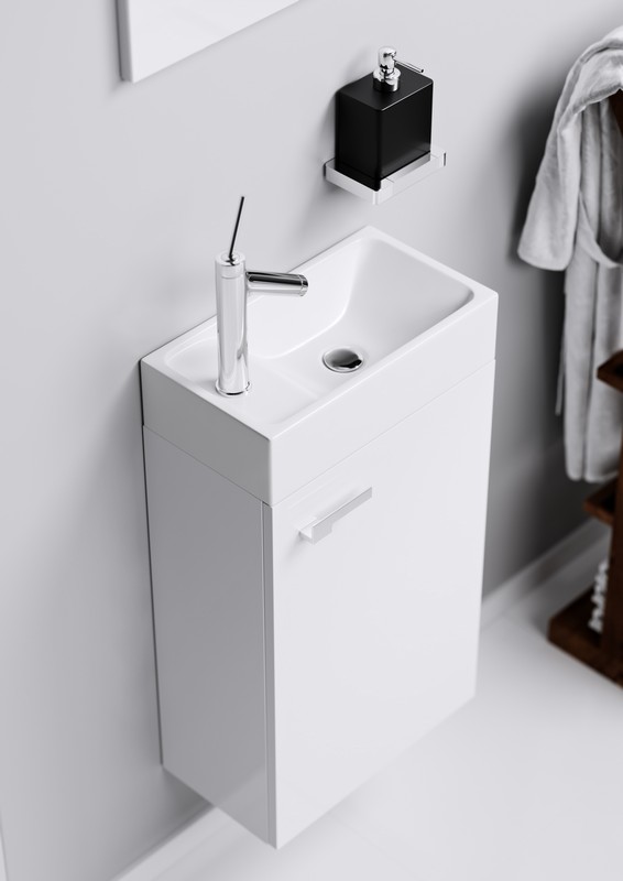 Мастер Бокс Леон комплект: тумба с умывальником Unam 220, зеркало (Mb-L.00.04) AQWELLA Master Box Leon sun-id-277981 - Вид №2