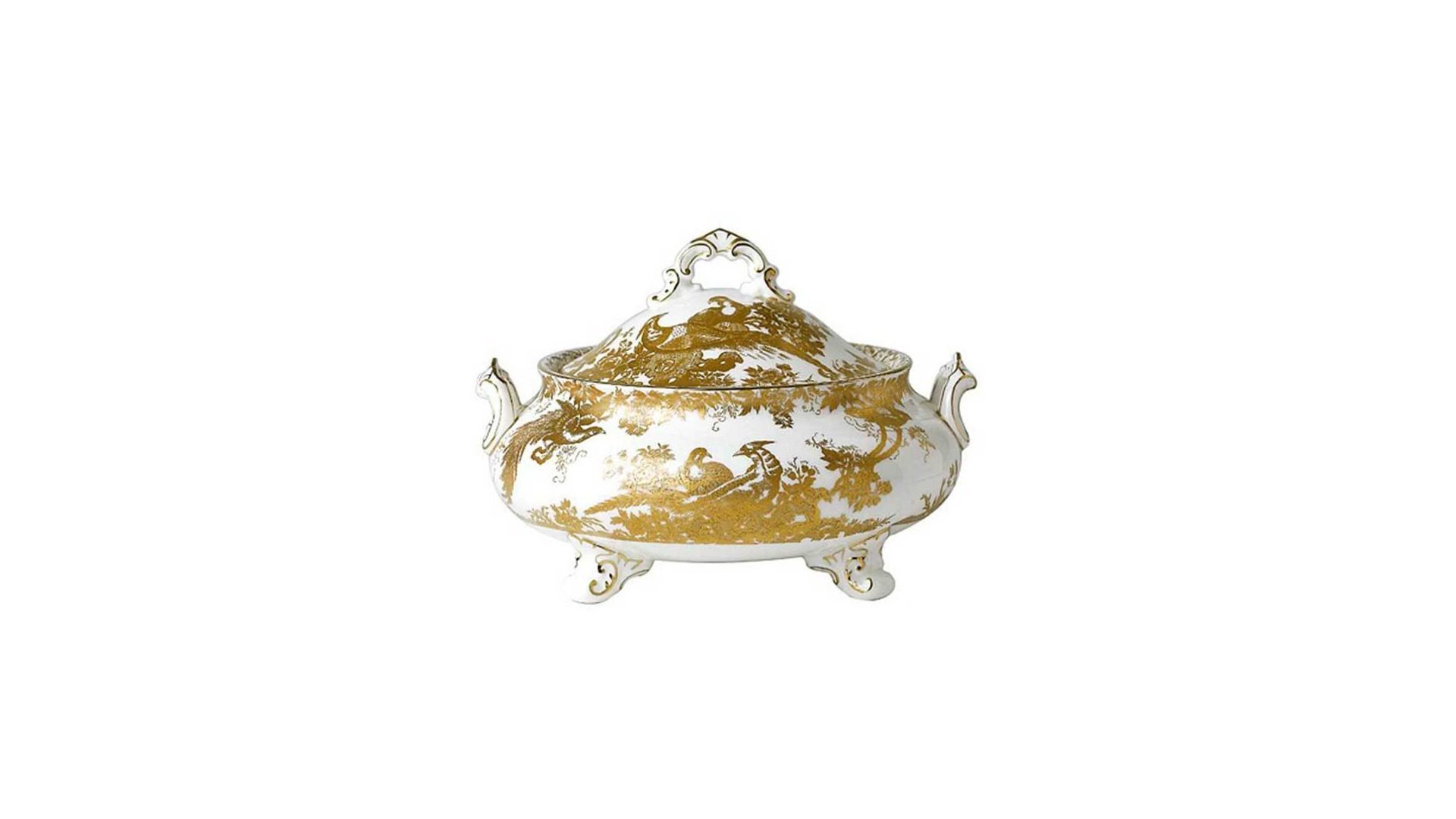 10594800 Royal Crown Derby Сервиз обеденный Royal Crown Derby "Золотые птицы"  6/23 Фарфор костяной  - Вид №3