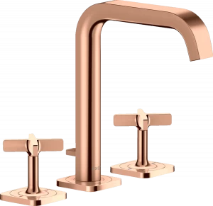 36108300 Смеситель для раковины 170 на 3 отверстия с розетками и сливным гарнитуром AXOR CITTERIO E