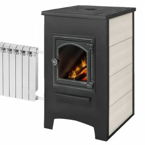 Печь-камин Этна (ДТ-4С) с плитой и Т/О