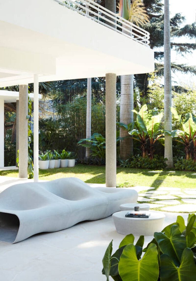 Бетонный садовый стул / журнальный столик SWISSPEARL дизайн ARCH-00147734 - Вид №2