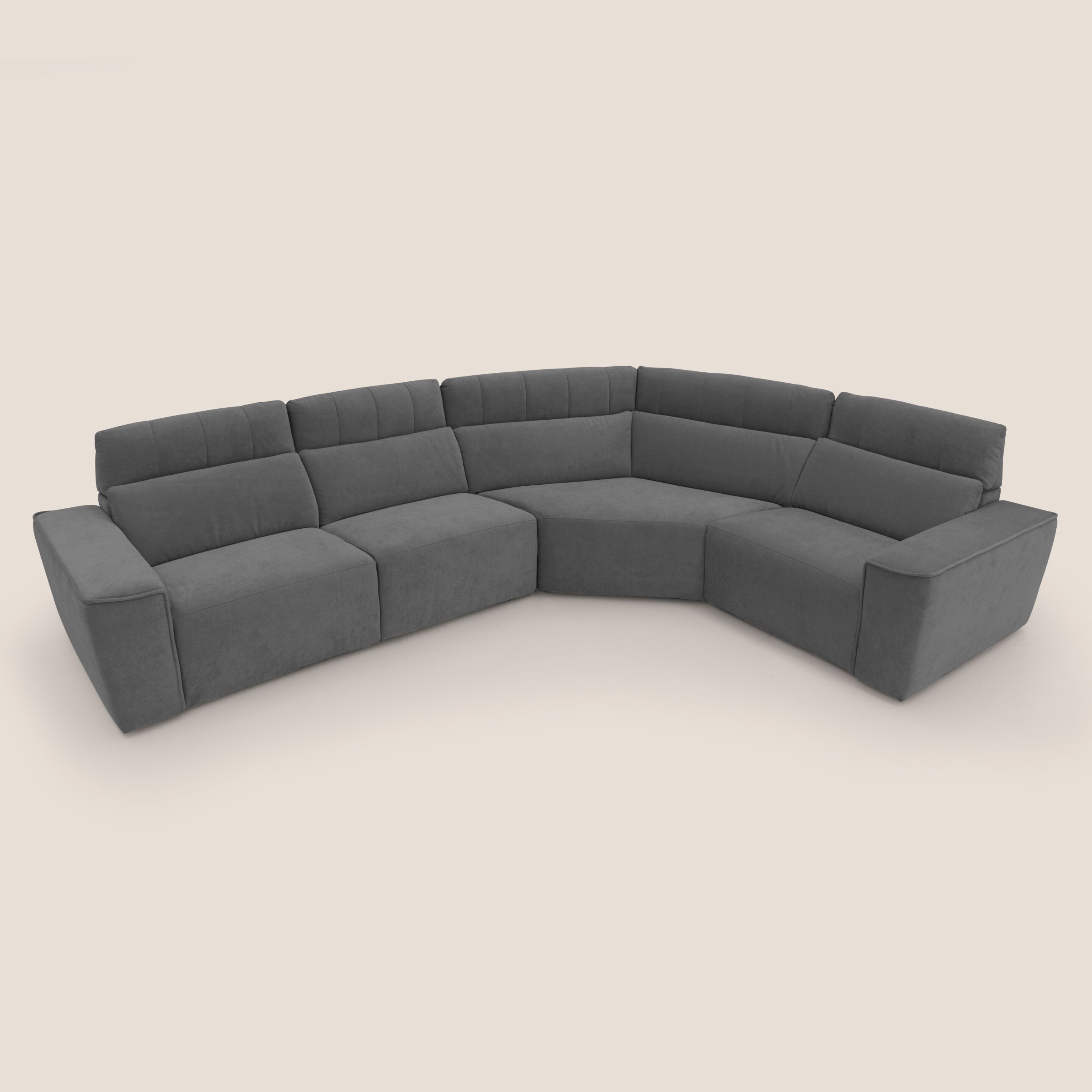 Угловой диван с откидной спинкой из ткани Divani.Store Clark ARCH-00090714 - Вид №173