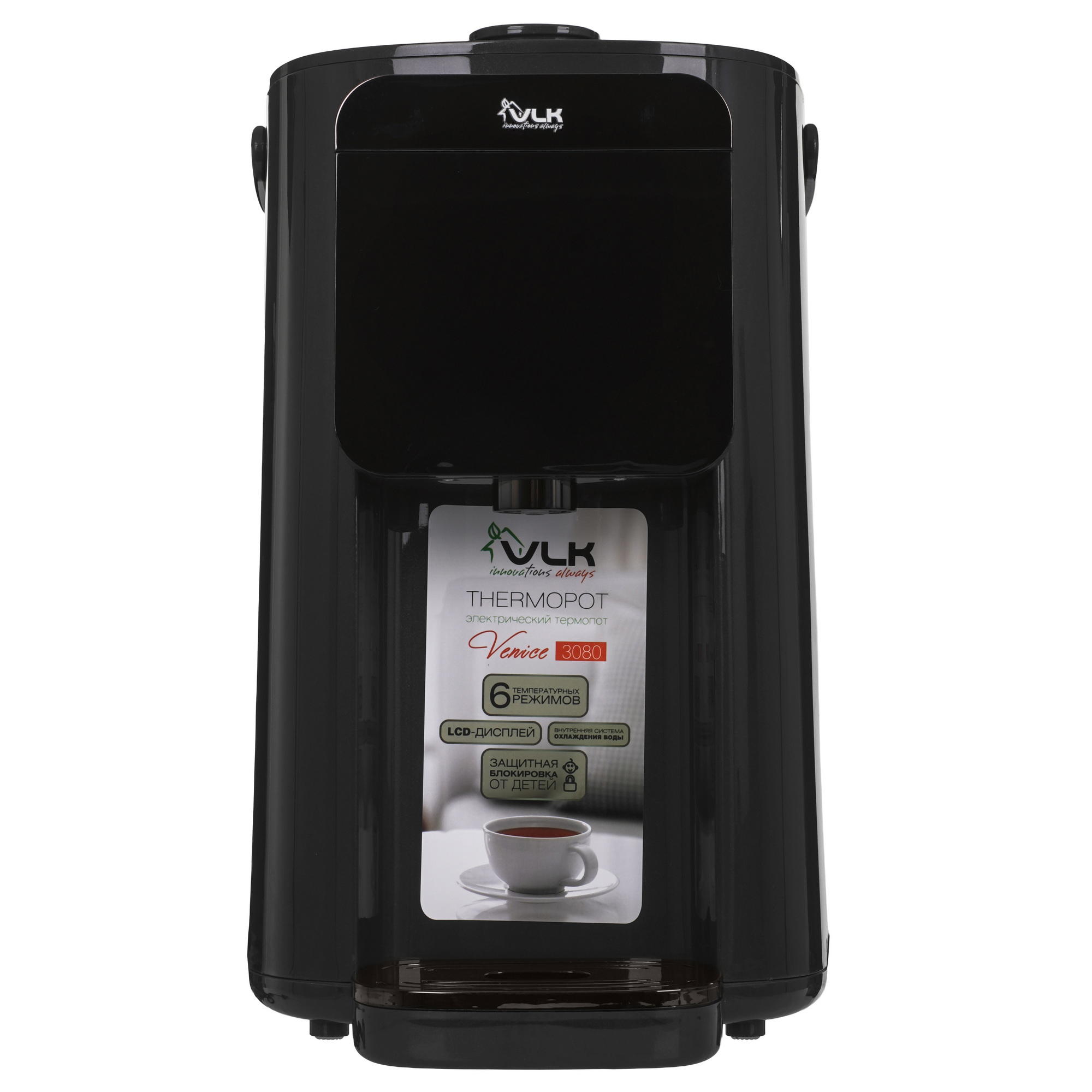 9225621 Термопот VLK Venice-3080 черный STDN-0112560 - Вид №1