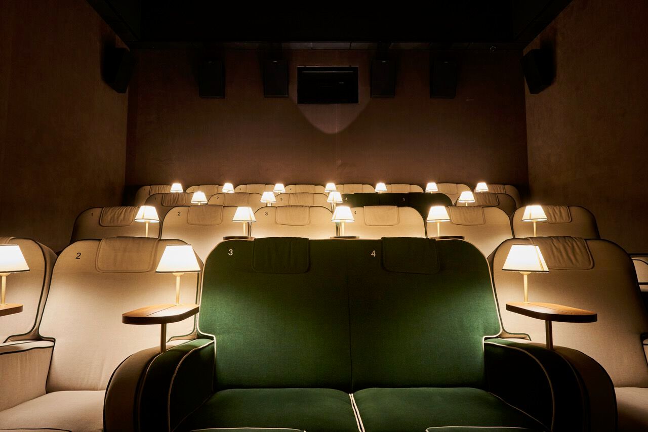 Тканевое кресло для кинотеатра с подголовником CINEARREDO BARBERINI MORETTO ARCH-00111386 - Вид №3