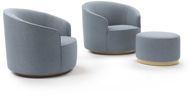 Marelli Круглый пуф из ткани Moon 9mn102 - Вид №4