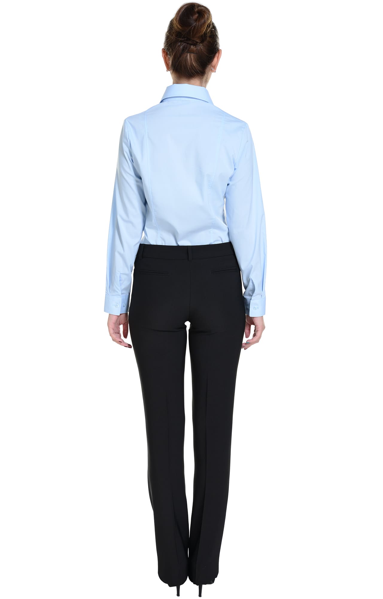 62505 Рубашка женская  sky blue El-Risto  Корпоративная одежда  размер 44 (M)  - Вид №6