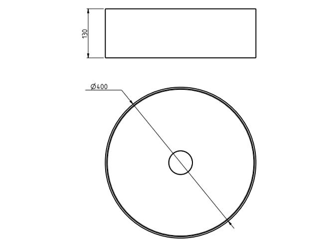 Круглый умывальник из нержавеющей стали Rubinetterie Frattini Pepe XL 316 ARCH-00121959 - Вид №2