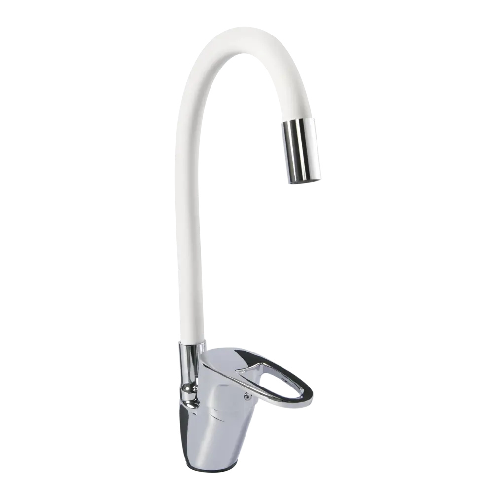 Santreyd Siena - кухонный смеситель с гибким изливом в белом цвете 83580739 PV-2021w STLM-0042090 - Вид №1
