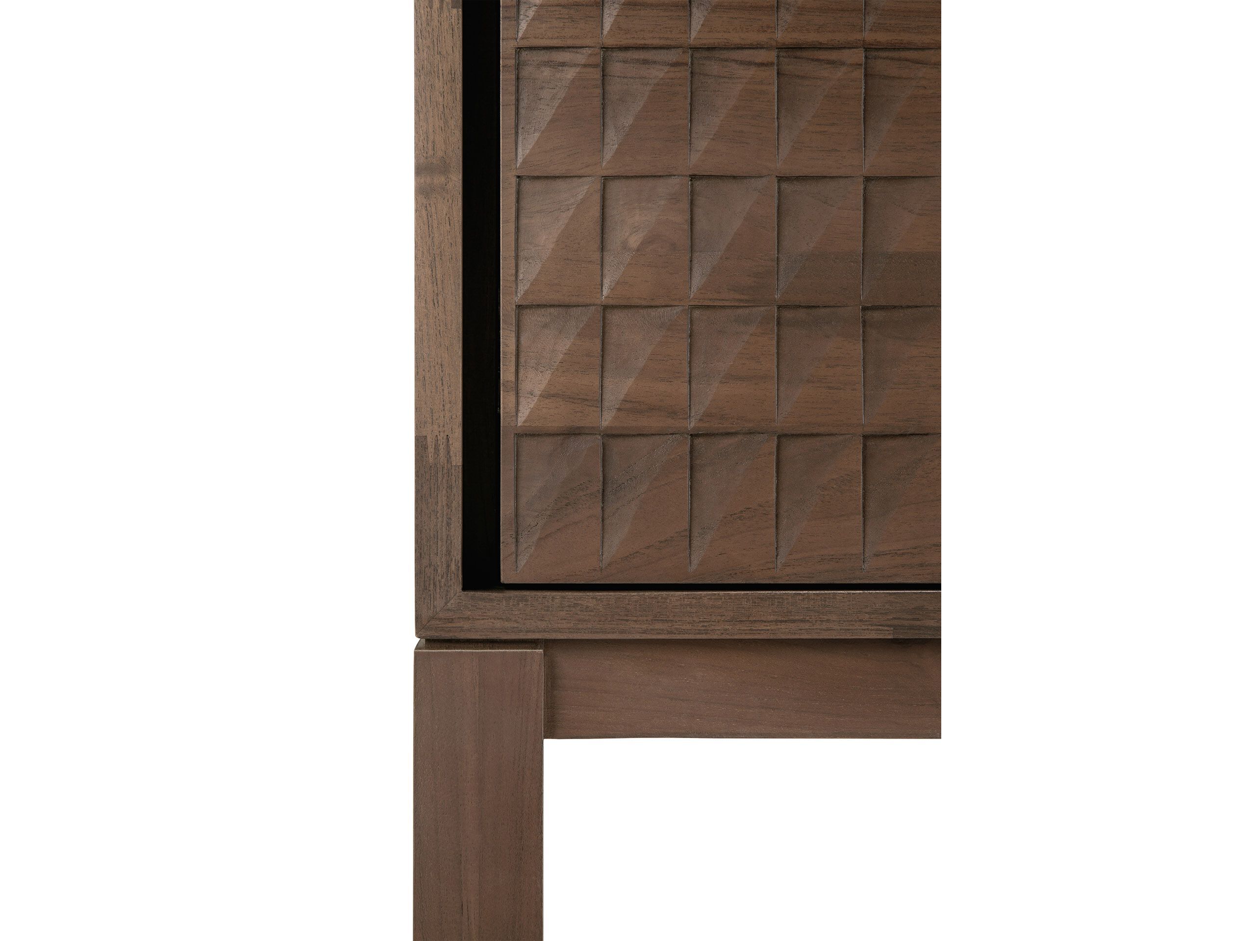 Шкаф из тикового дерева с 2 дверцами и 3 ящиками Ethnicraft Sono ARCH-00043115 - Вид №6