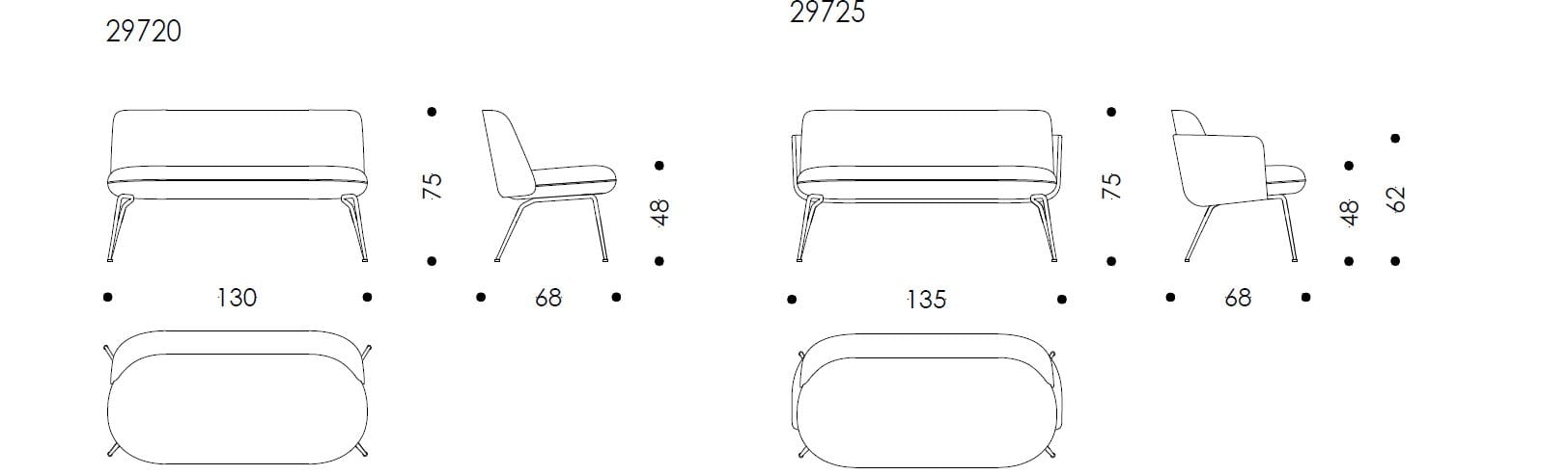 Ткань диван Wittmann Merwyn ARCH-00123999 - Вид №4
