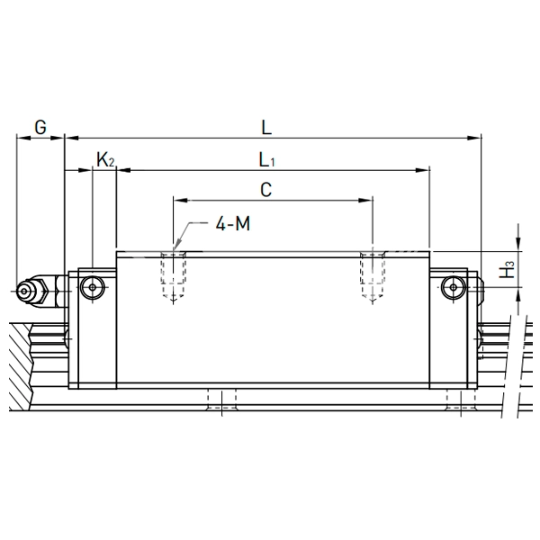 IS537 Каретка HGH15CAZAH ISKRA  - Вид №2