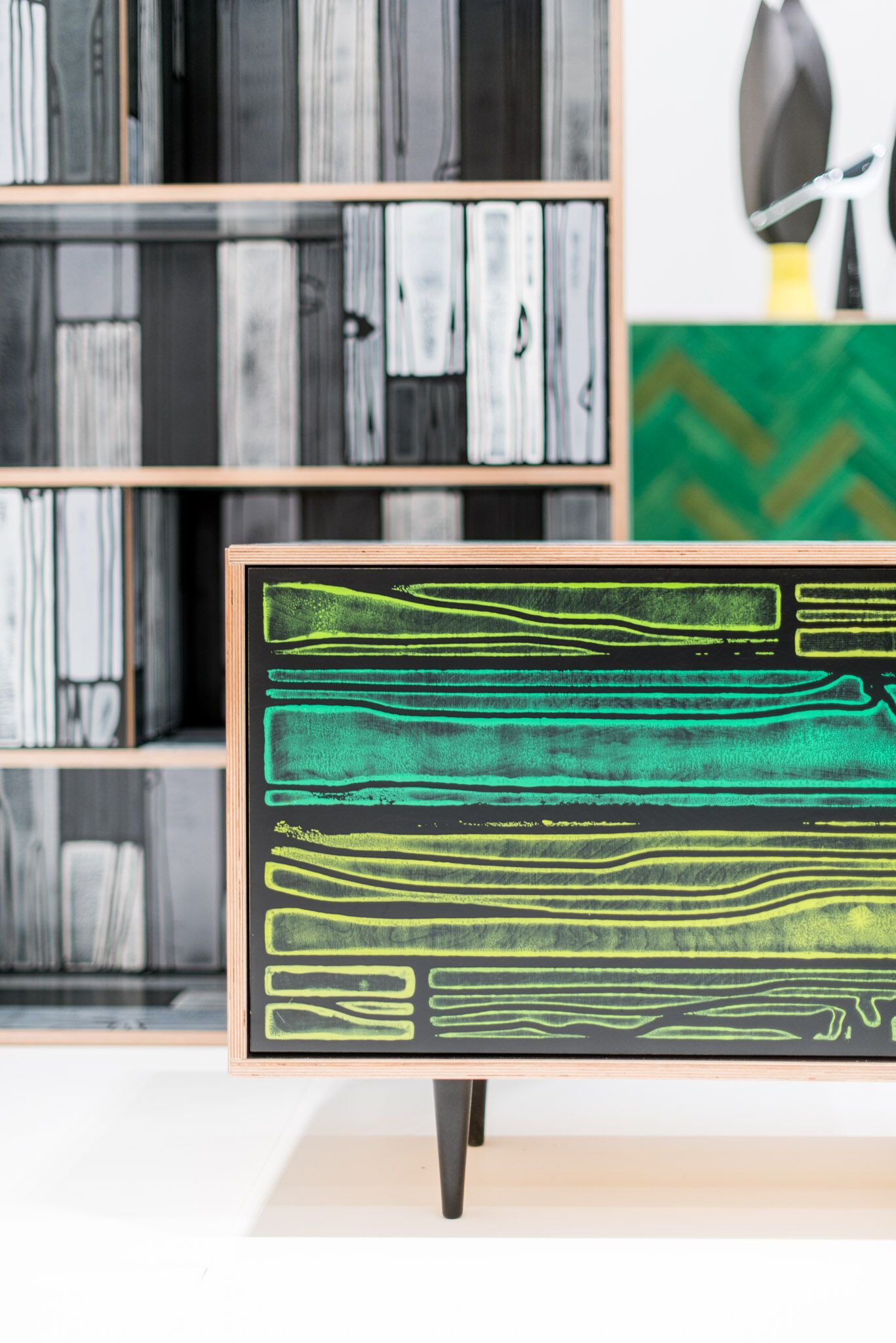 Прямоугольная фанерная тумбочка с ящиками Established&Sons Wrongwoods ARCH-00111556 - Вид №7