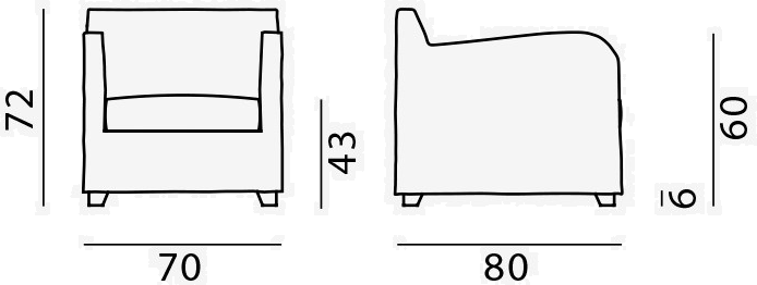 Gervasoni Кресло из ткани с подлокотниками Next / spin sun-id-1435853 - Вид №3