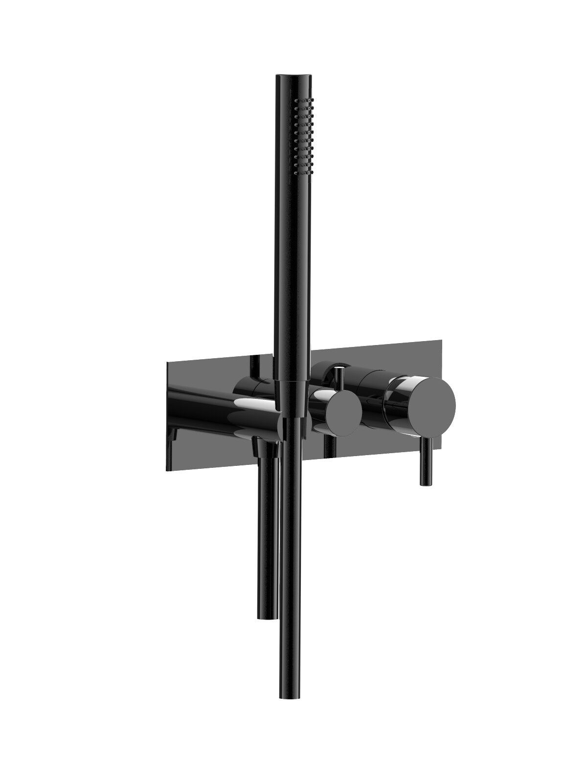 Настенный смеситель для ванны с 3 отверстиями и ручным душем Rubinetterie Frattini отдельная эстетика ARCH-00136591 - Вид №53